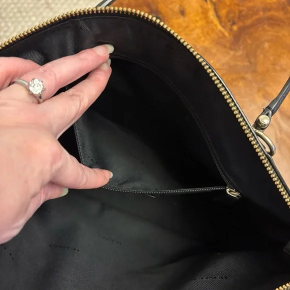 💖HOST PICK!💝 COACH Prairie Satchel in Black Pebbled Leather! EUC! - Picture 13 of 14